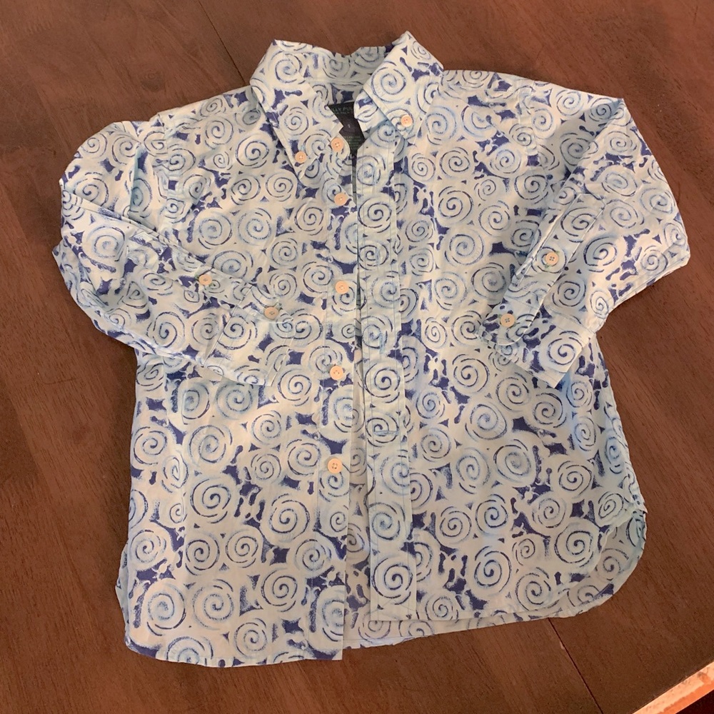 EUC Lilly Pulitzer Boys Button Up Shirt